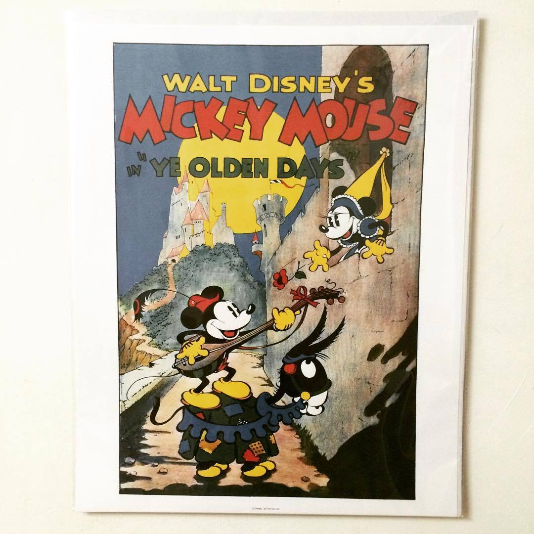 ポスター「ディズニー ミッキーマウス ミッキーの騎士道」 | 古本