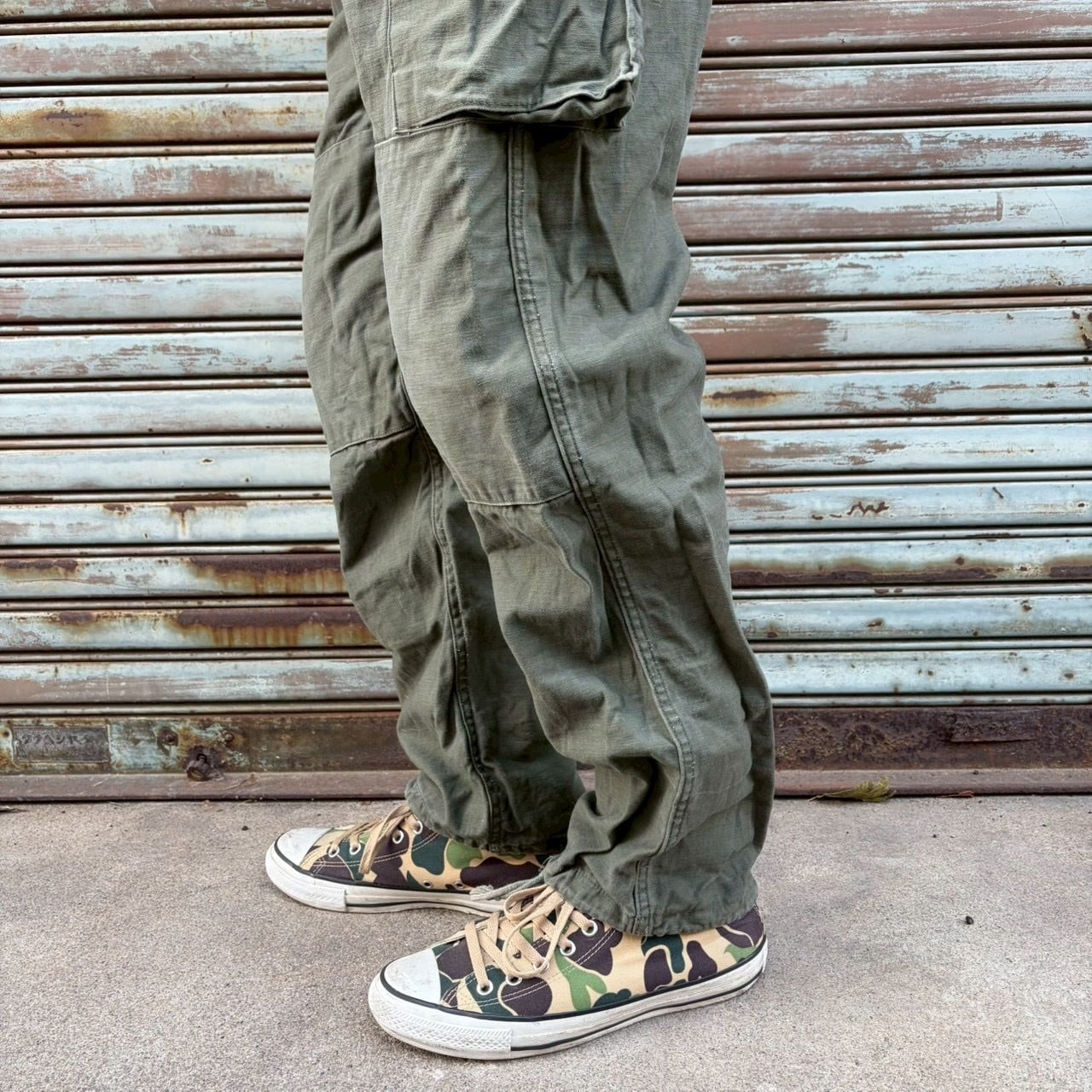 Euro Army ユーロ ミリタリー ヴィンテージ カーゴパンツ W86cm M/L