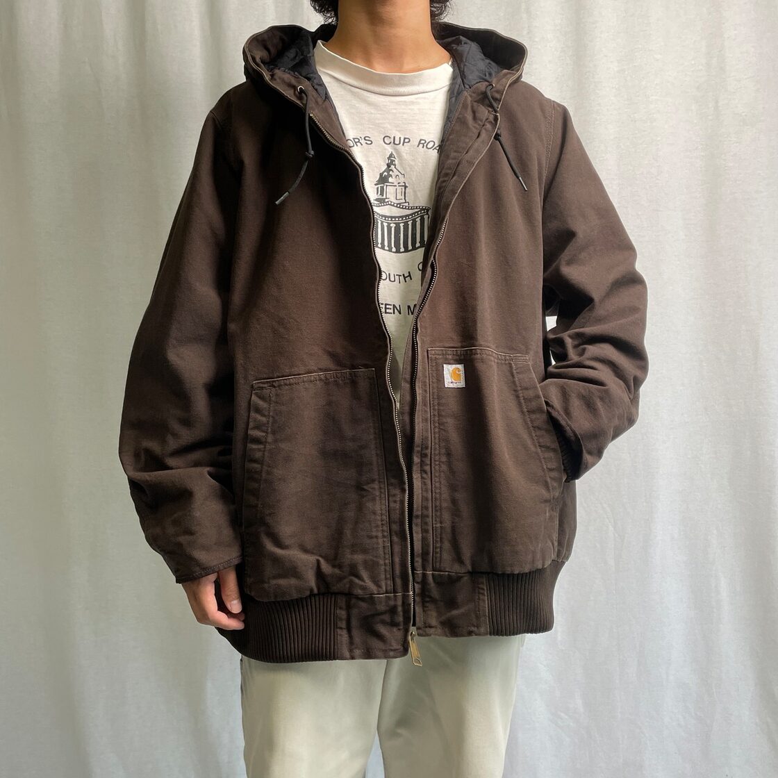 00年代 Carhartt カーハート ダック地 アクティブジャケット  