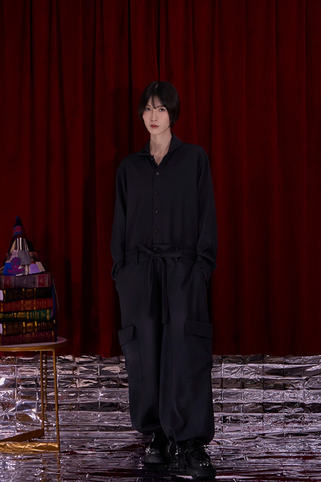 Nora Lily / ノラリリー Oversized Shirt All-in-one
