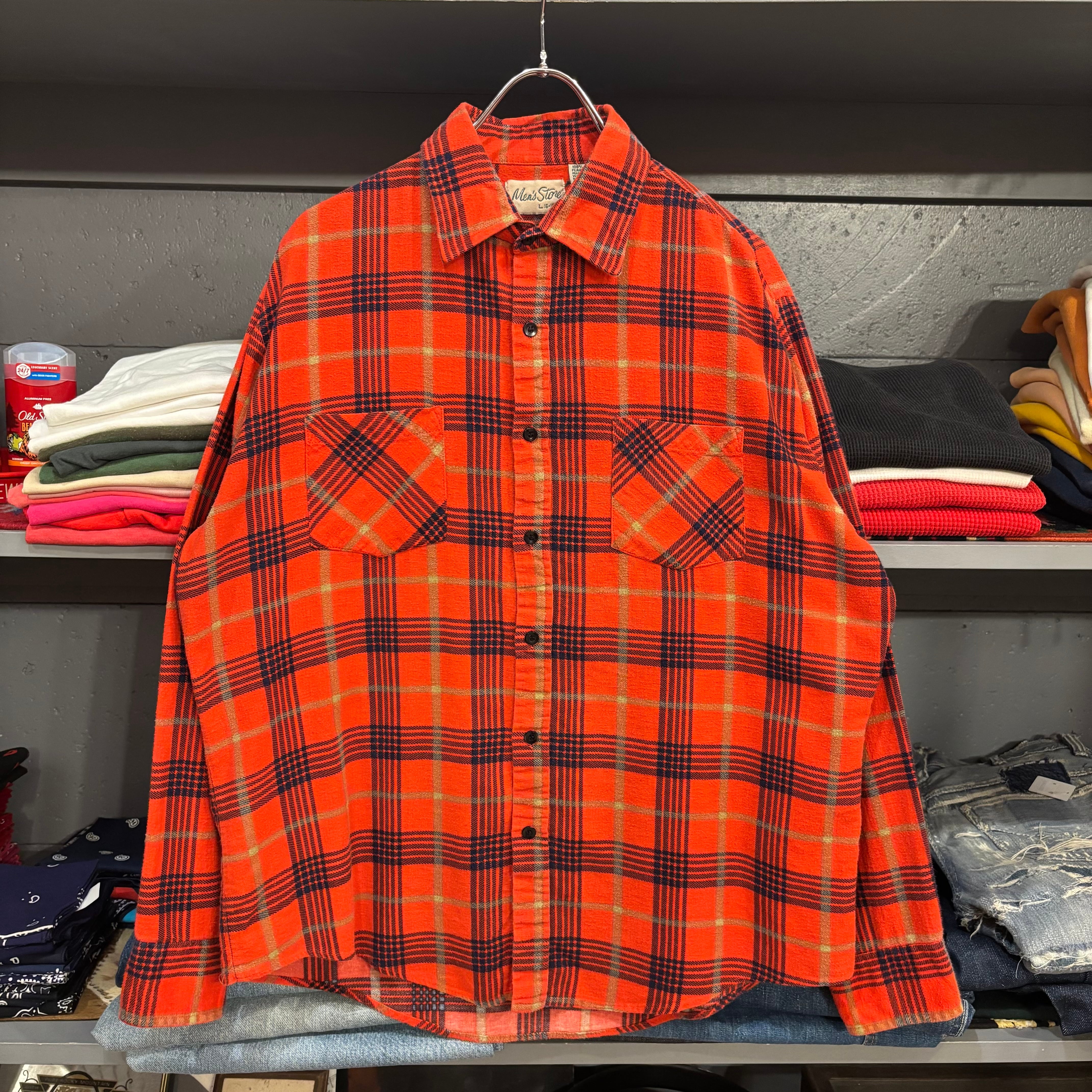 90s Men's Store L/S Print Flannel Shirt | VOSTOK