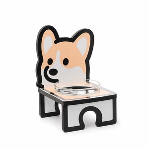 予約【OPO】Pet Bowl Stand Set (Corgi/4color)