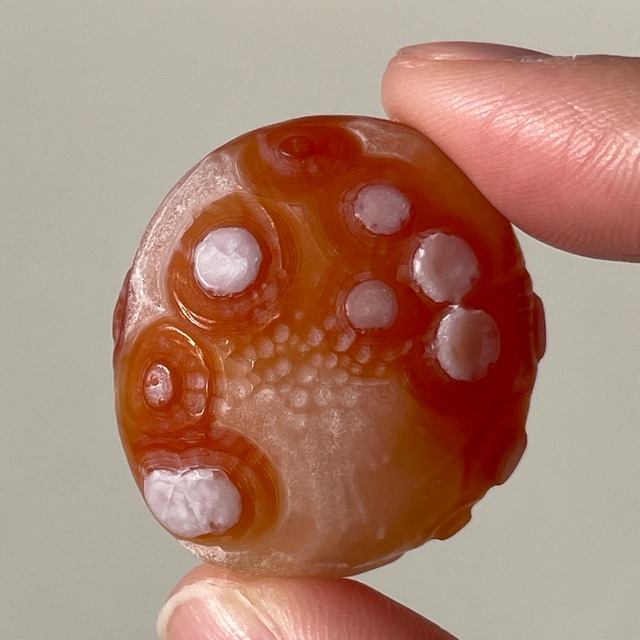 内モンゴル自治区♦︎Gobi Agate ゴビアゲート|tumble タンブル　red①|天然石　パワーストーン　鉱物　gem stone