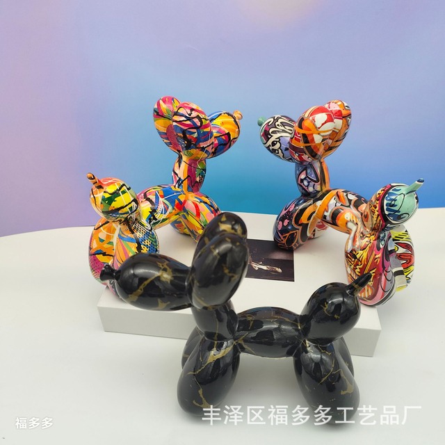 犬の樹脂工芸品・デスクトップ装飾