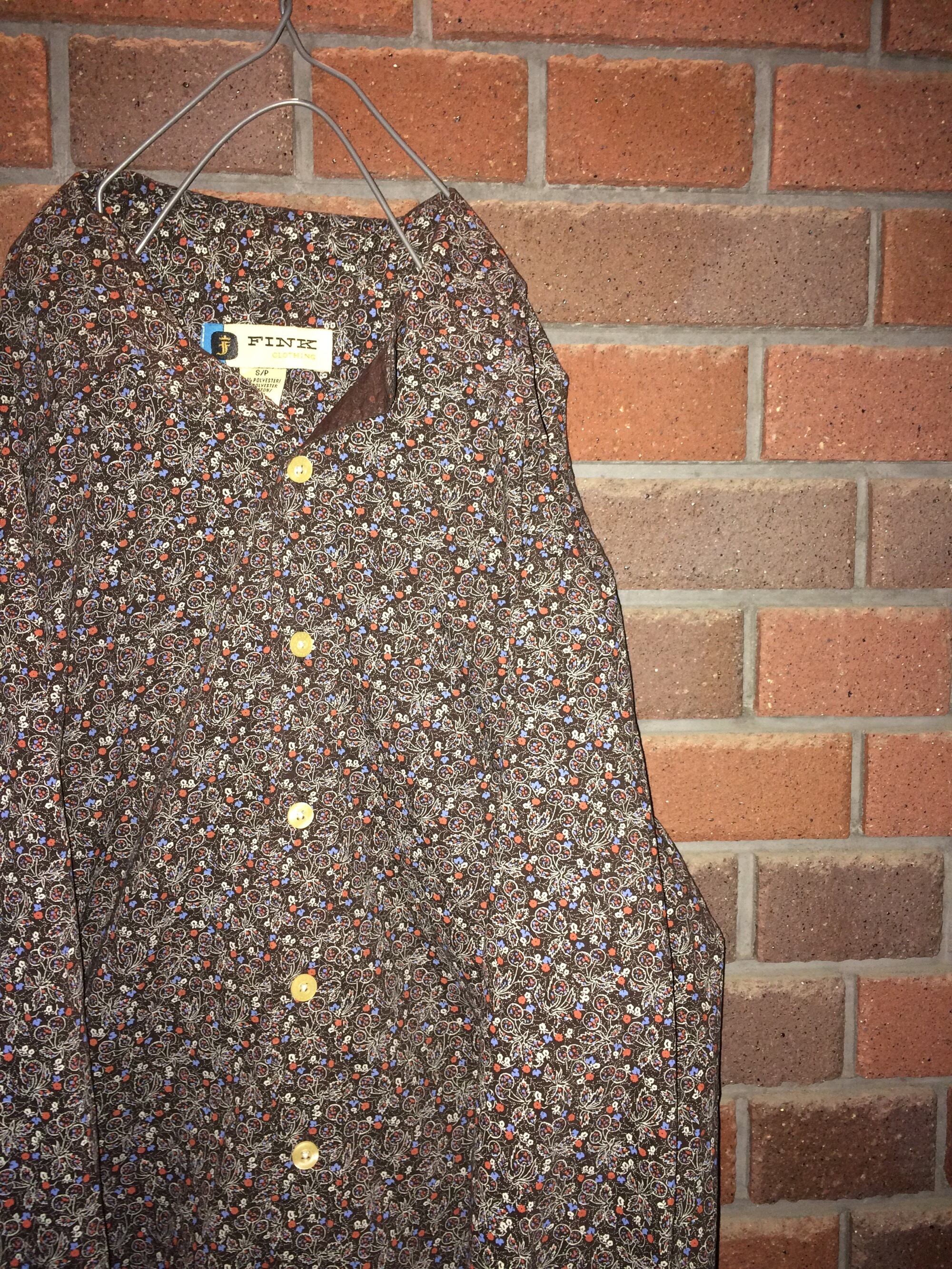 柄シャツ 古着 USA輸入