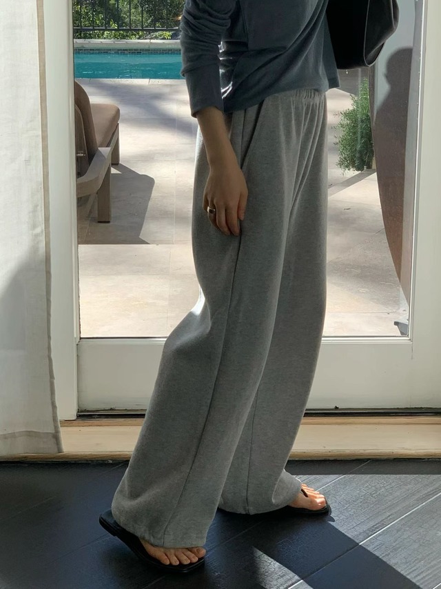 (予約) ounce / Cozy string jogger pants 2color