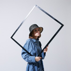 【再入荷】Layer  -天然帽体を重ねたキャペリンハット-