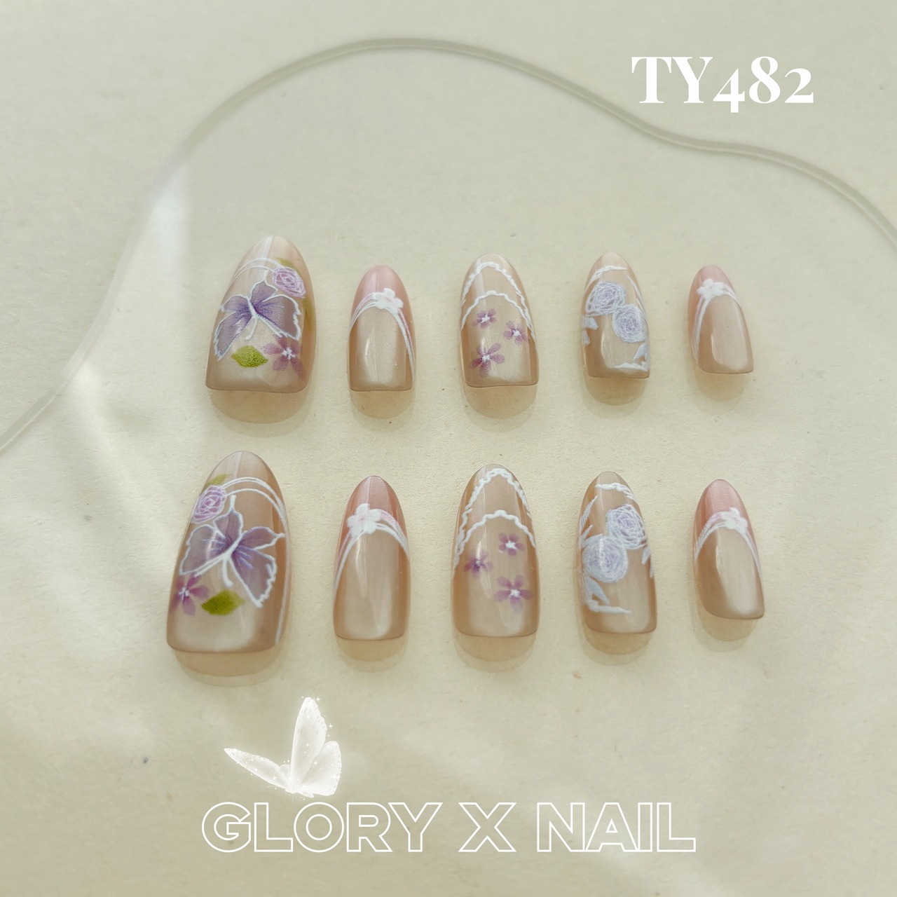 TY482 ネイルチップ サイズXS/S/M