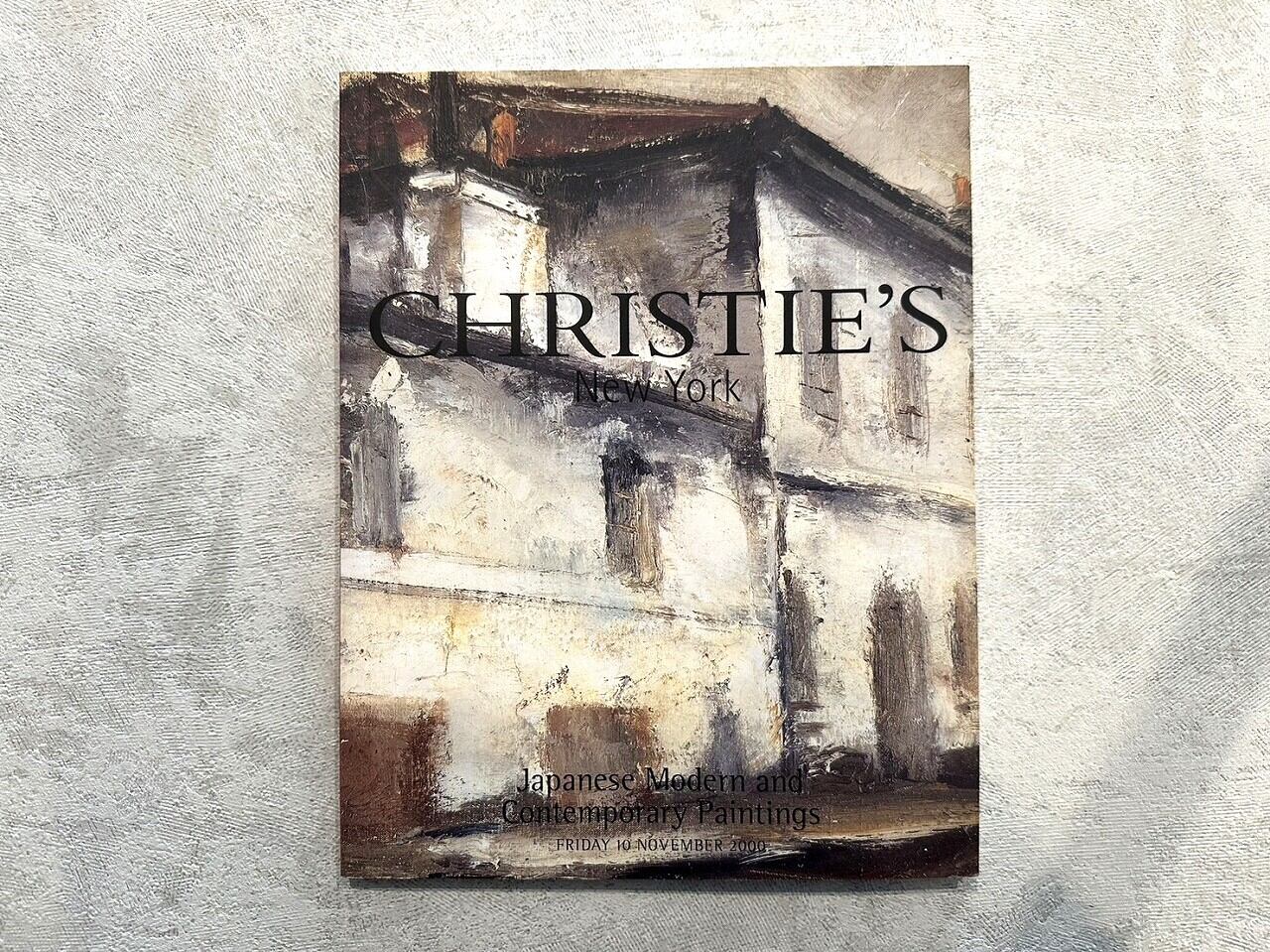【VA597】【CHRISTIE'S】Japanese Modern & Contemporary Paintings Christies November 2000 /visual book