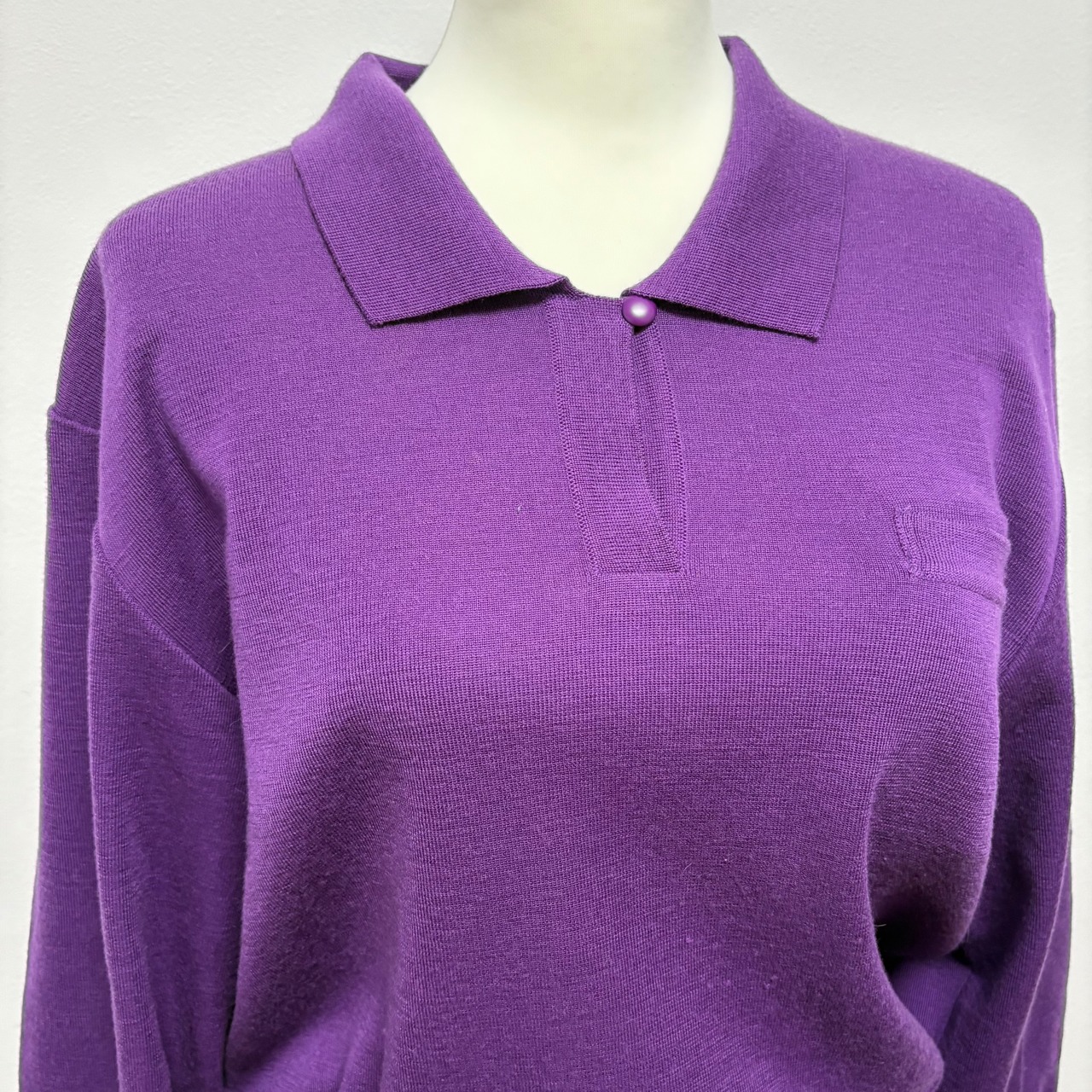 Christian Dior　襟付き　ニットセーター