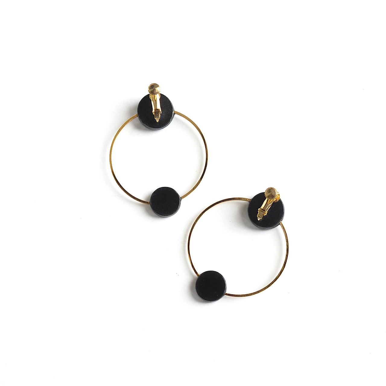 leather pierce/earring 《Suikyo》2color | TO DAY'S BOUTIQUE