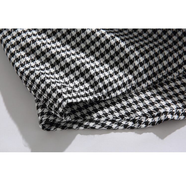 ★RETRO HOUNDSTOOTH SHIRT　　　07178