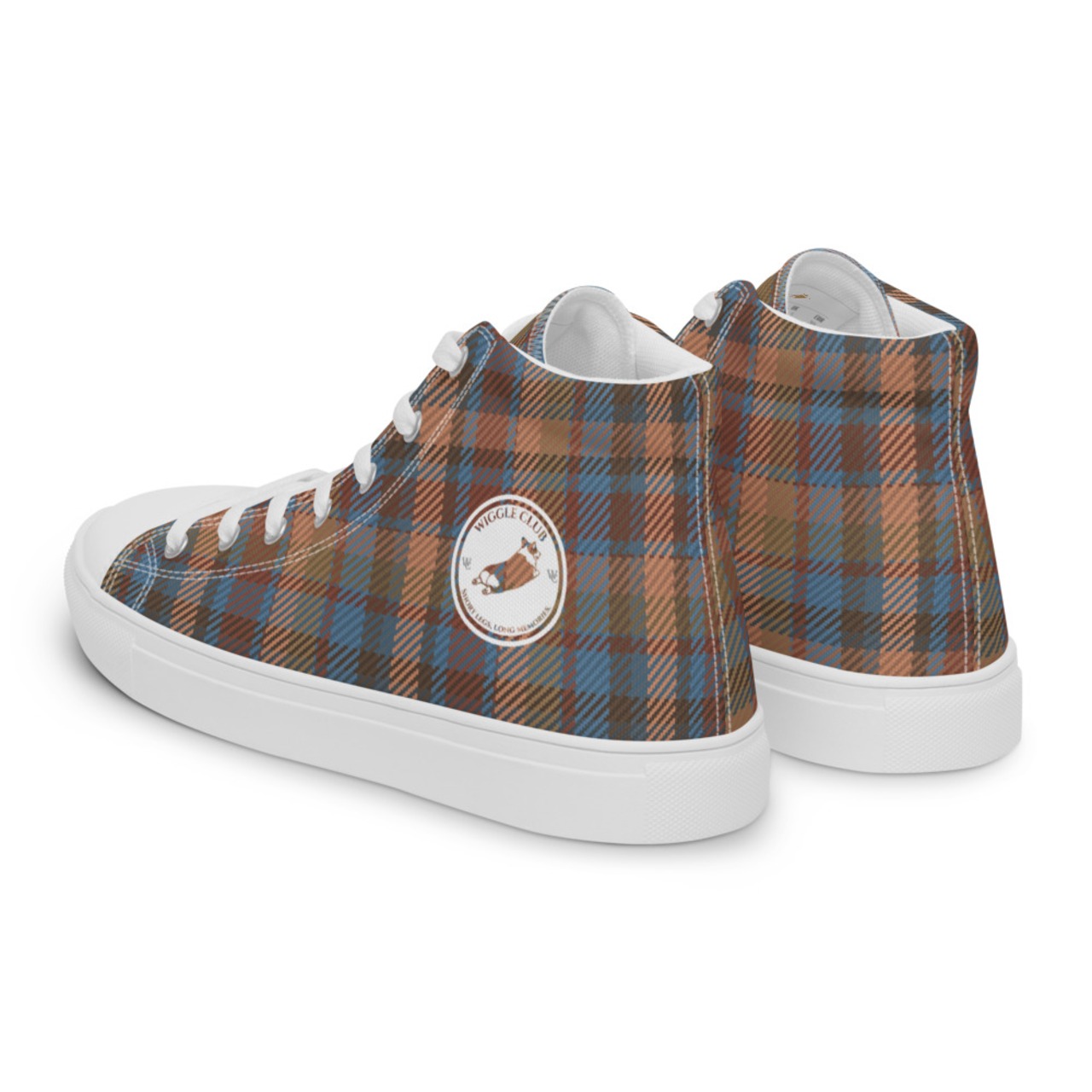 TARTAN WIGGLE High-Top Sneakers(Men’s )  [S0010]