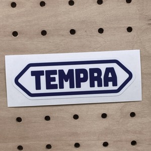 tempra cycle　ブルーステッカー