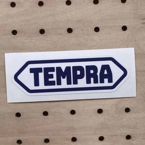 tempra cycle ブルーステッカー