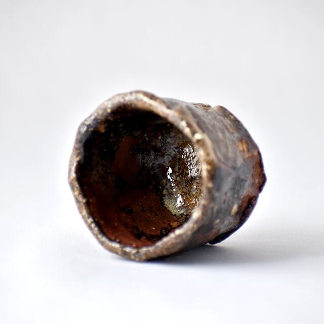 丹波ぐい呑 加古勝己 Sake cup, tamba / Katsumi KAKO 〈KK-002