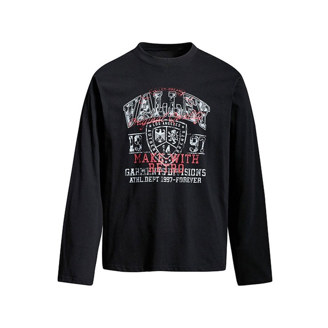 ヴィンテージライクカレッジエンブレムTシャツ 3col R02525
