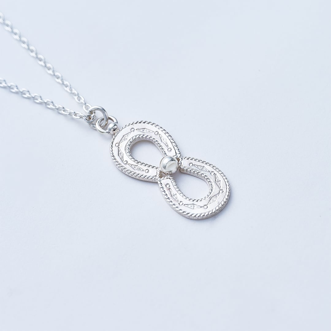 C-046 Spirit Horseshoe necklace (double) (70cm) | WAKAN SILVER