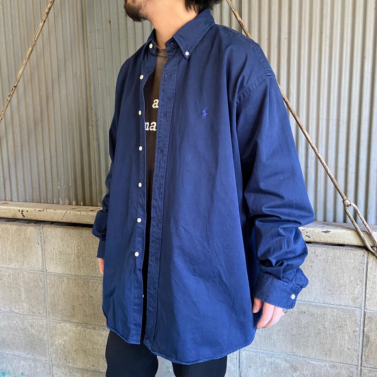ビッグサイズ Ralph Lauren ラルフローレン BLAKE 長袖 ボタンダウン 