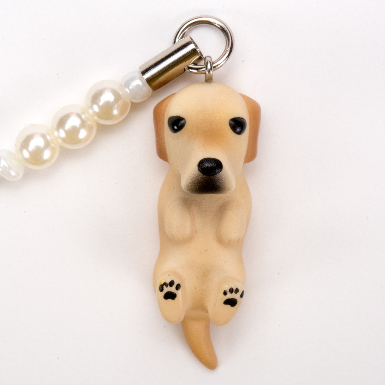 Dog 92 Labrador Retriever ラブラドール イエロー ビーズ ストラップ DN-1102