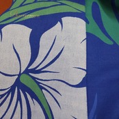 フラダンス 衣装 MermaidLine MMJ マーメイドライン エムエムジェイ ワンピース ドレス ブルー系 日本製 ハイビスカス柄 モンステラ柄 プルメリア柄 かわいい 華やか 鮮やか 明るい 爽やか 青 緑 橙 白 ハワイアン アロハ レッスン 練習