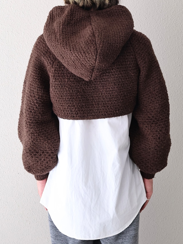 【ISA BOULDER】HOODED GRADATION SLEEVE/soil
