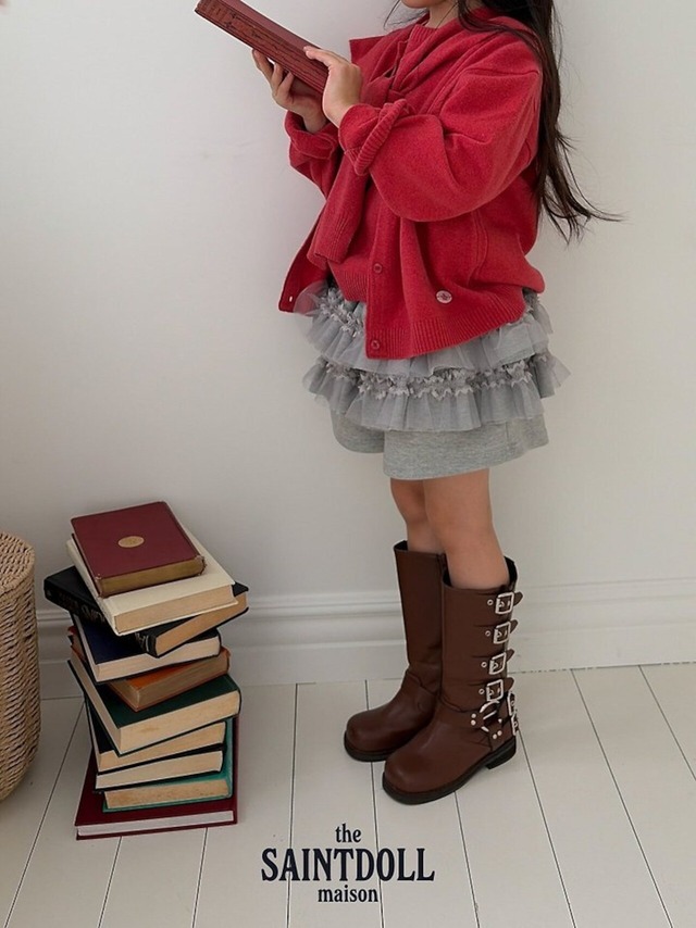 【予約】ジェニーカンカンスカート Saintdoll 26autumn　セイントドール　韓国ブランド　韓国子供服　ダンス　お出かけ　キッズ　子供服　トップス　レディース　ママ