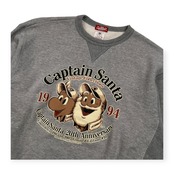CAPTAIN SANTA キャプテンサンタ 20周年 プリント スウェット トレーナー シャツ サイズ M /グレー/メンズ/ジョイマークデザイン/日本製