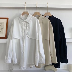 ダブルガンパッチ風　ブラウス　AJ2205-608