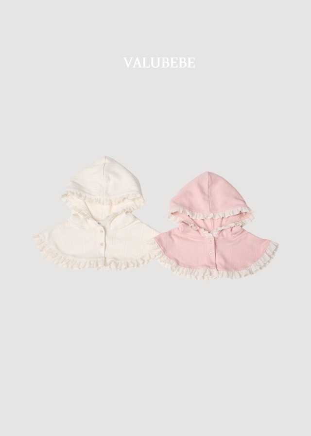 【取寄】valubebe｜bailey hood cape｜ベイリーフードケープ｜FREE｜baby&toddler｜26 autumn
