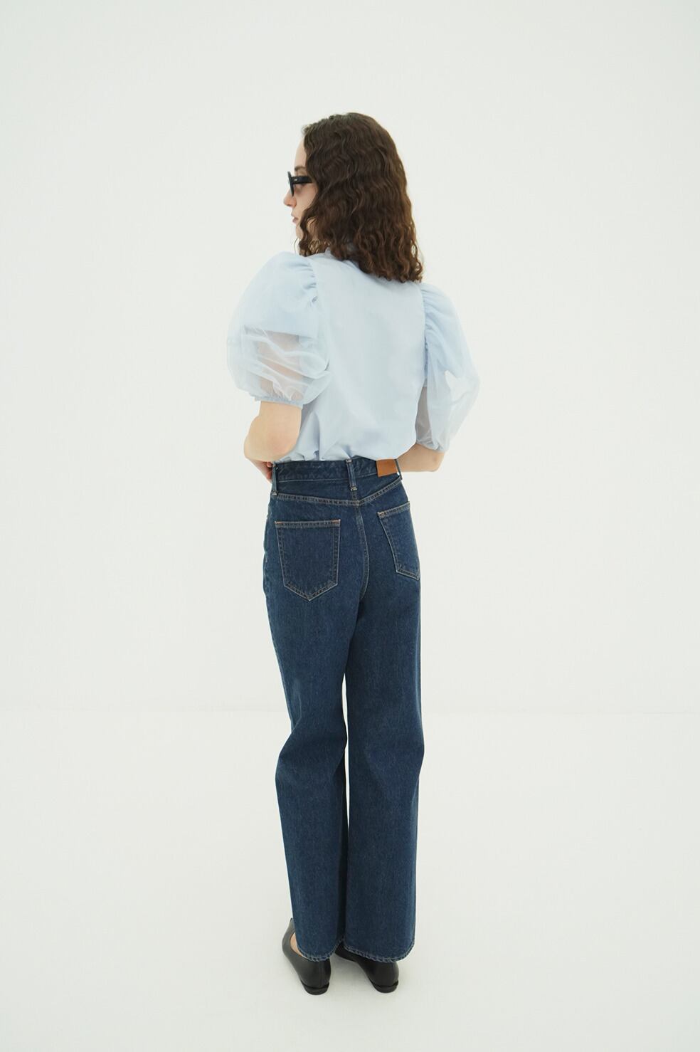 CLANE TULLE LAYERED SLEEVE SHIRTS | FLICKA ASHIYA
