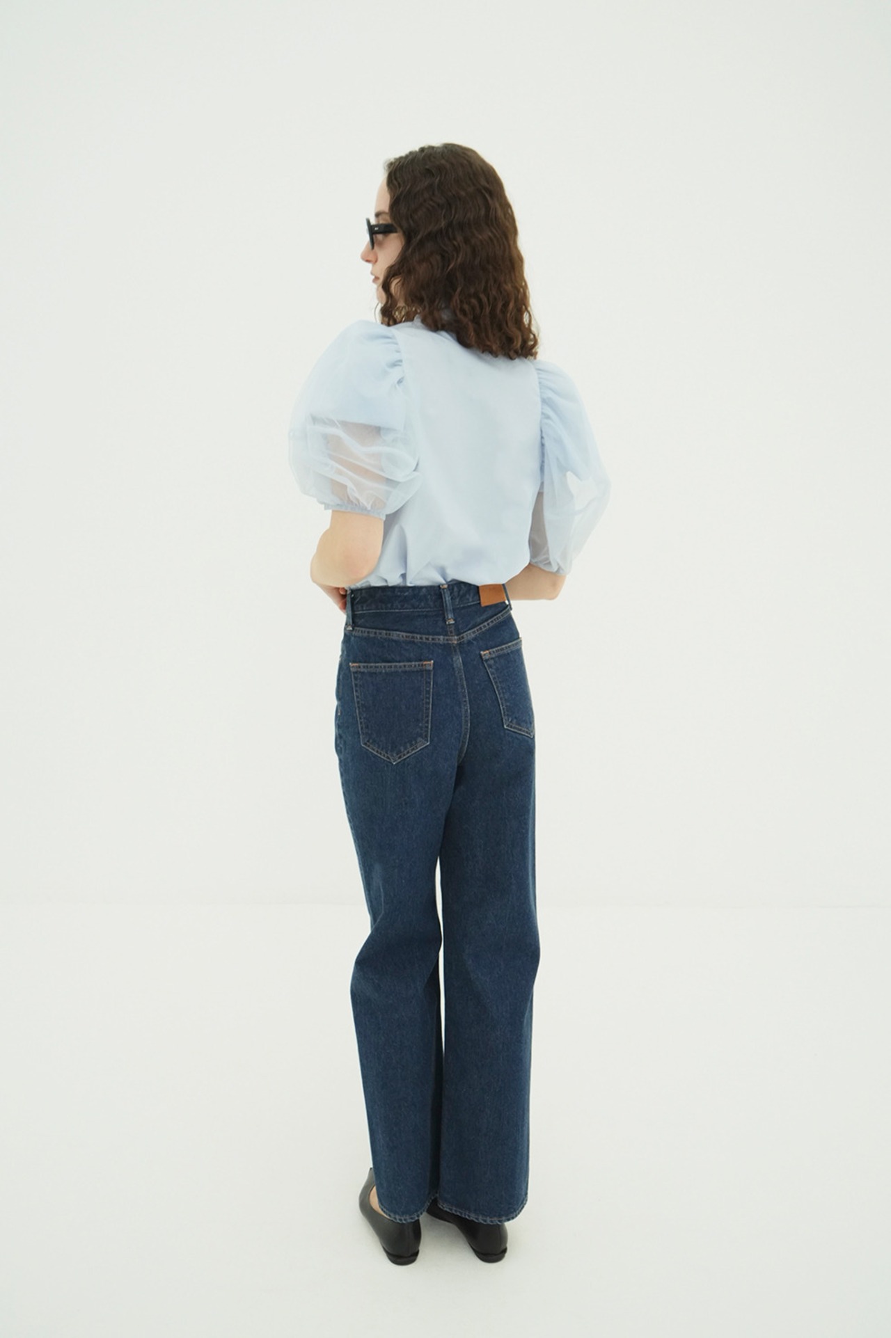 CLANE TULLE LAYERED  SLEEVE SHIRTS 3色展開