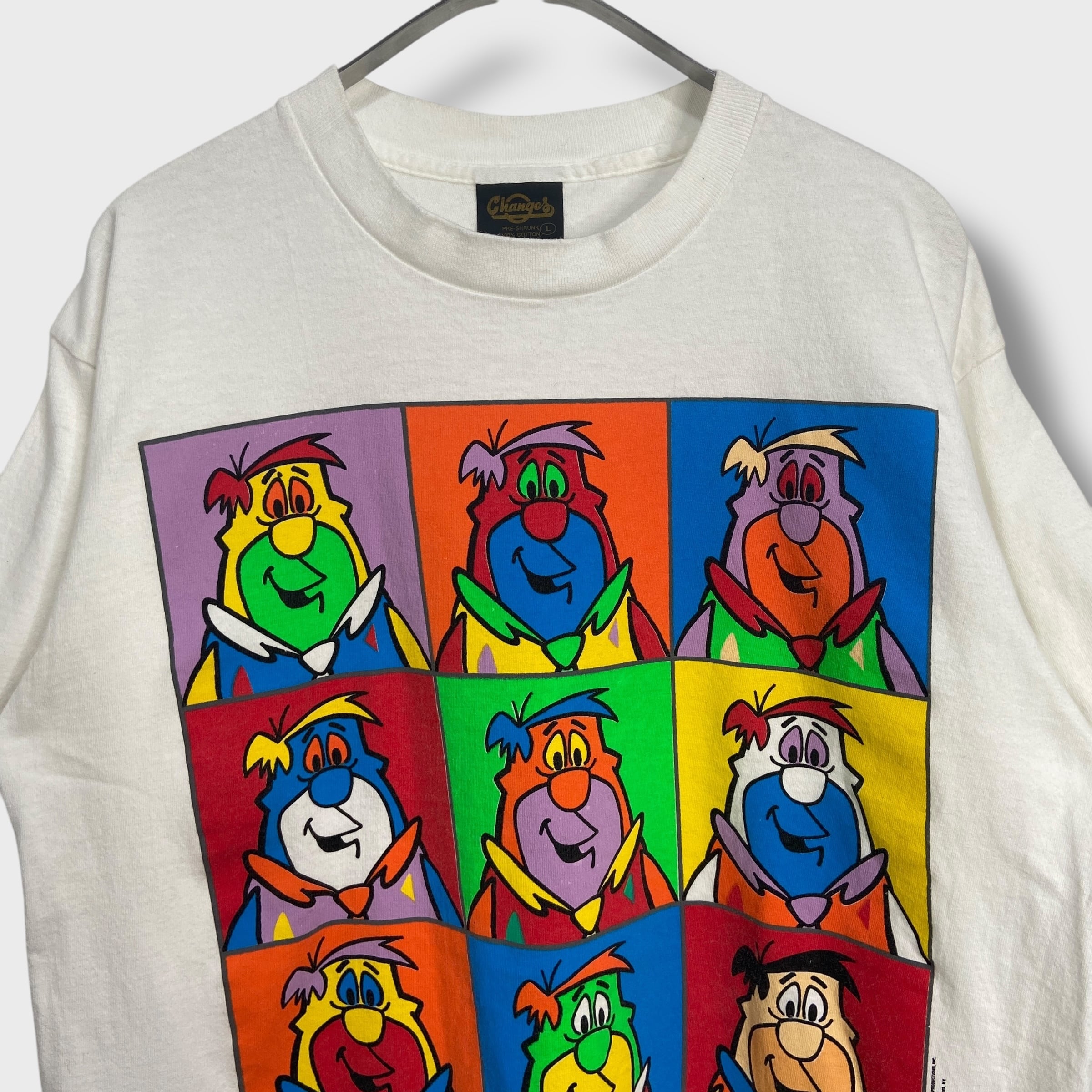 90s Flintstones フレッドTシャツ アンディウォーホル風 USA製 | 古着