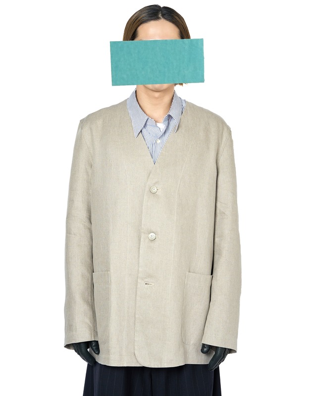 Nomàt "Piping JKT Herringbone〔Ecru〕"