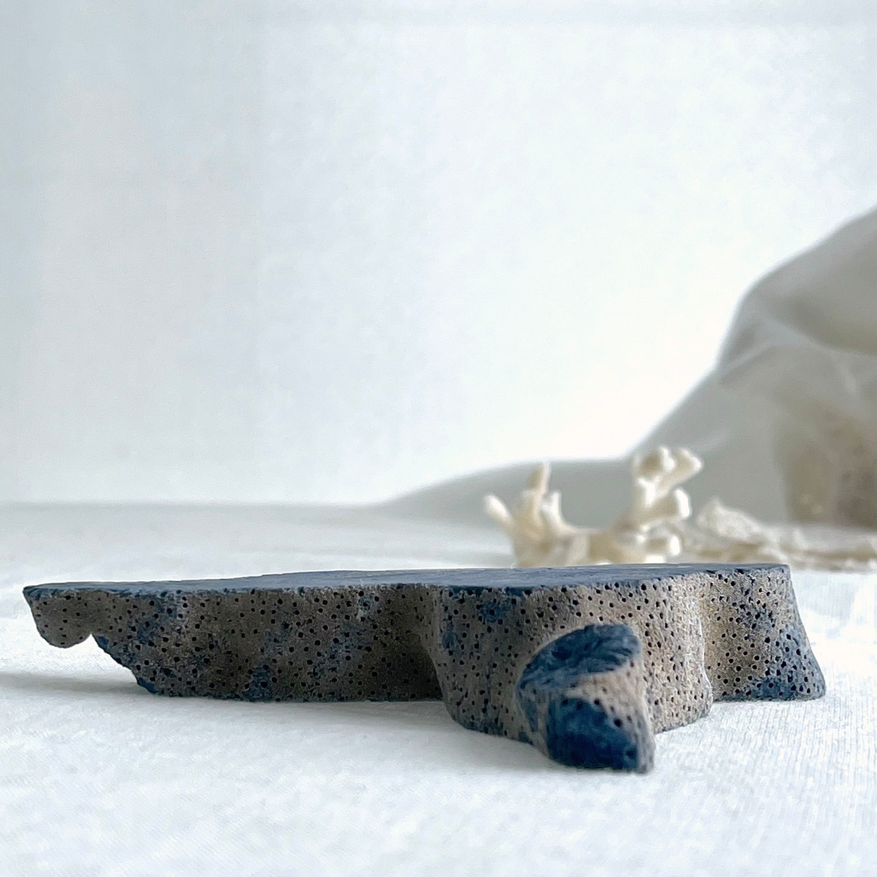 ブルーコーラル＊スラブ＊250807-02＊天然石＊置き物＊インテリアストーン