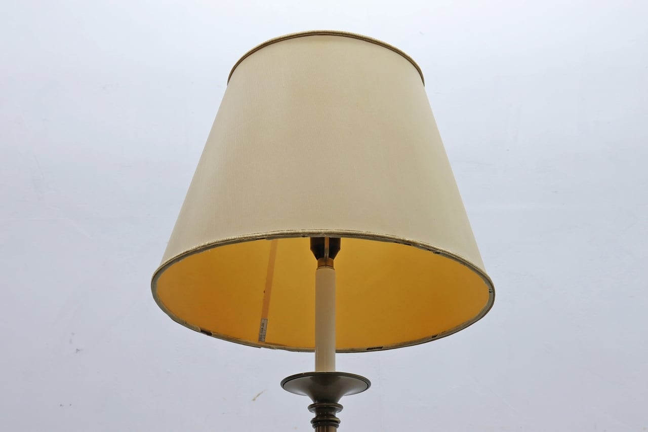 ヴィンテージ 池田製作所 調光付き フオーク材 フロアライト ランプ