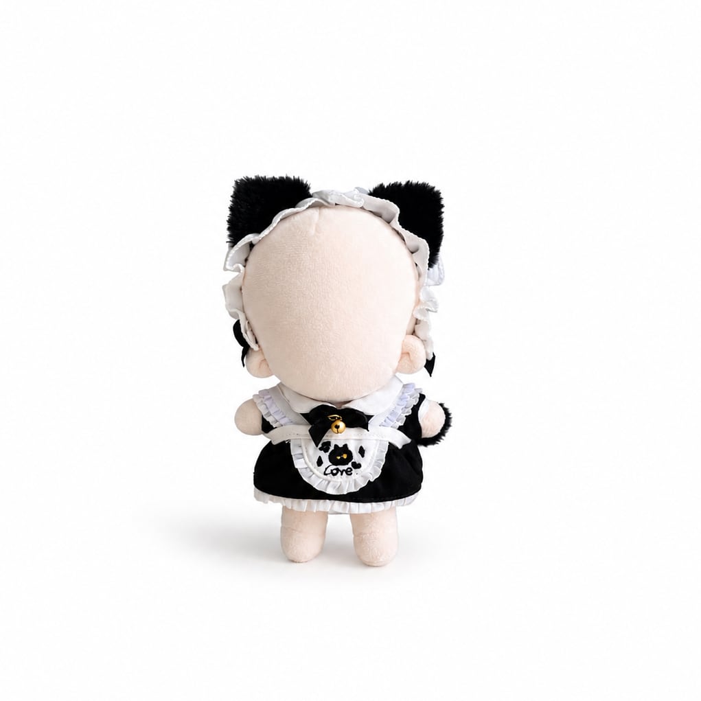 timelesz ぷっくり黒猫耳　カチューシャ　タムぬい　ぬい服　タイムレス 10cmぬいぐるみ用 着せ替え服 ぬい服 コスチューム ちびぬい服 推し活