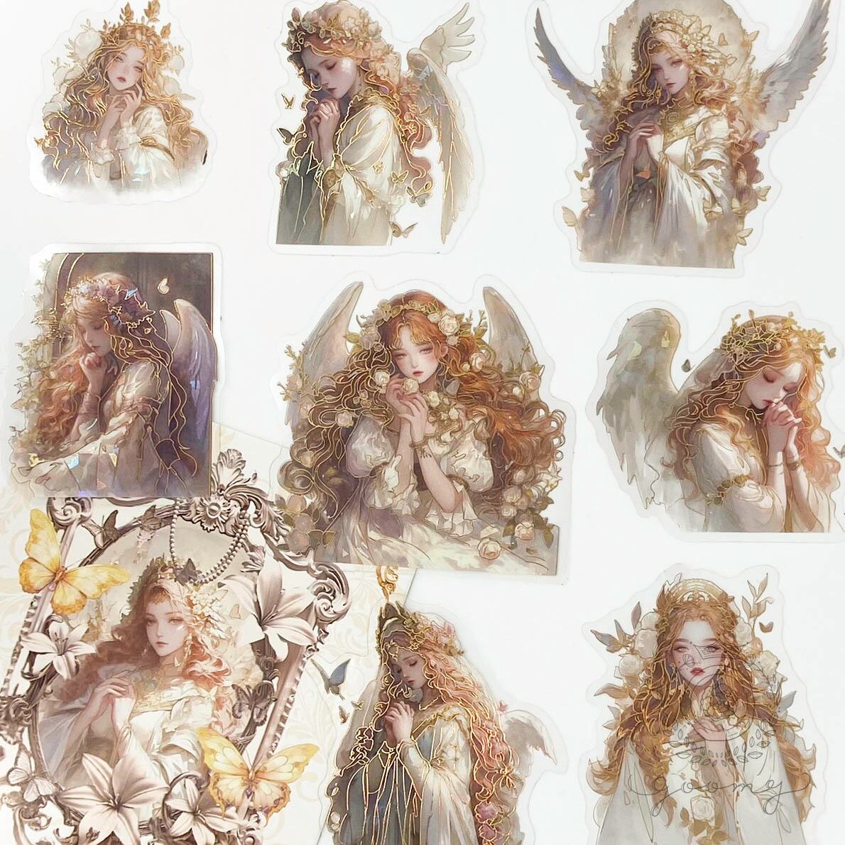 イラストシール Angel of Light <S698>