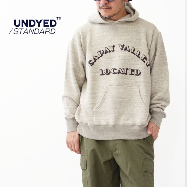 UNDYED [アンダイド] URAKE HOODIE (CAPAY Pt) [UNS23ASP032A] 裏毛フーディー・オーガニックコットン・キャンプ・アウトドア・MEN'S / LADY'S [2024SS]