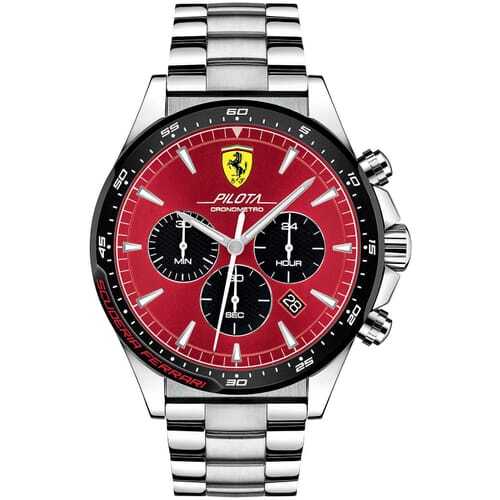 新品】フェラーリ 腕時計 Pilota クロノグラフ 時計 オフィシャル 