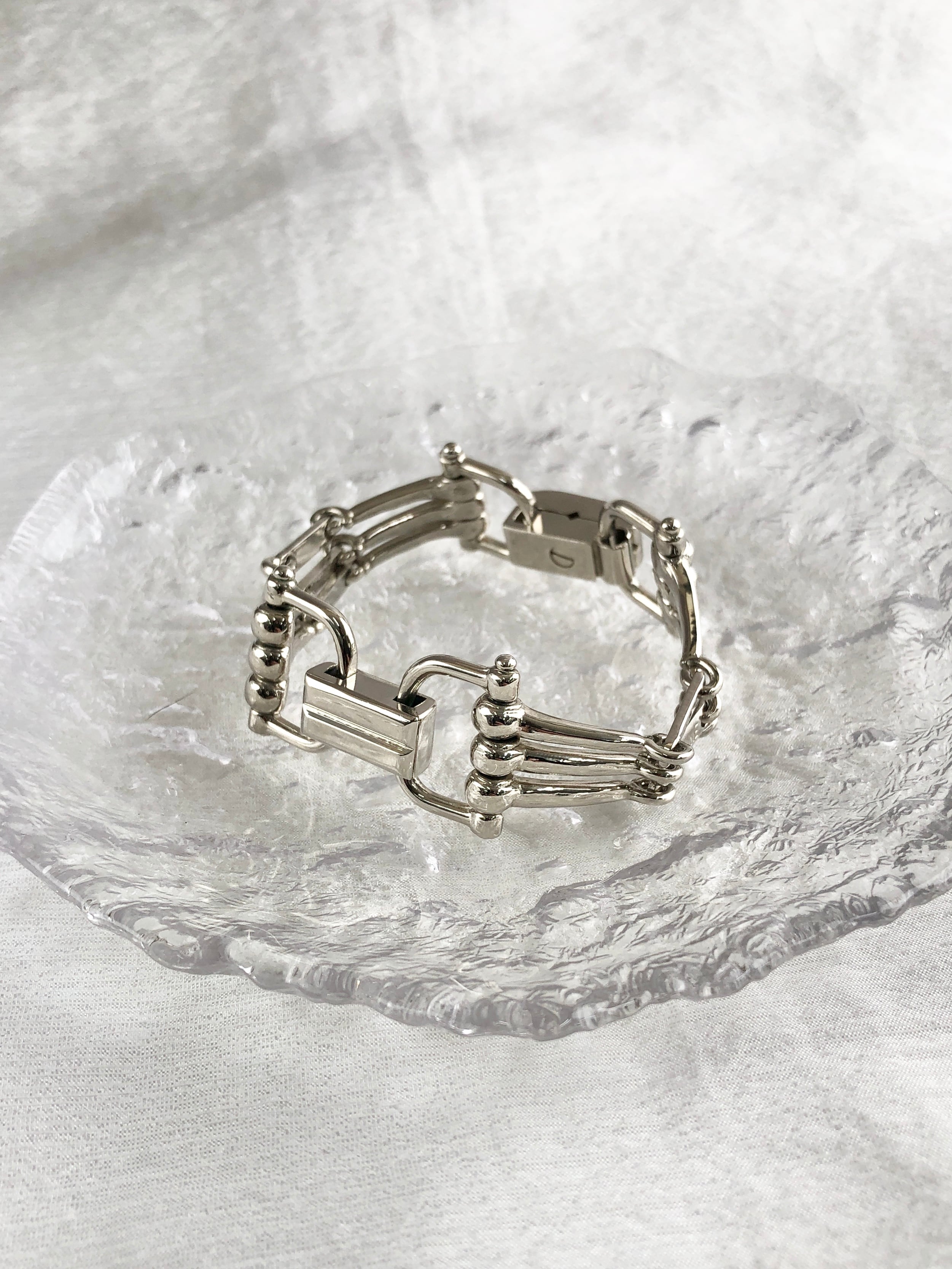 CELINE セリーヌ ブレスレット シルバー ホースビット vintage ヴィンテージ オールド mmy3k6