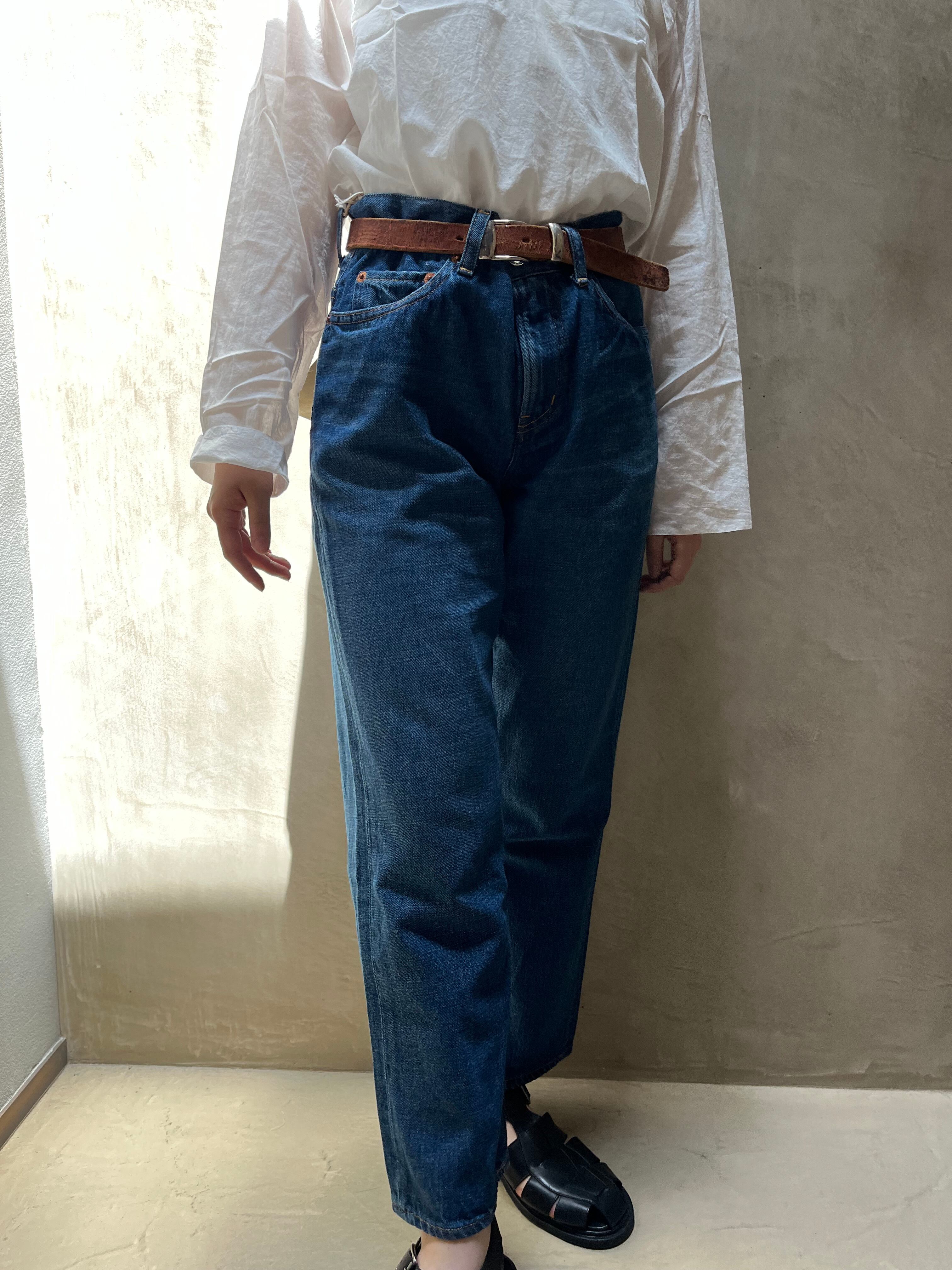 YAECA ヤエカ デニム #3 SHORT-11U パイプドステム ショート BLUE 