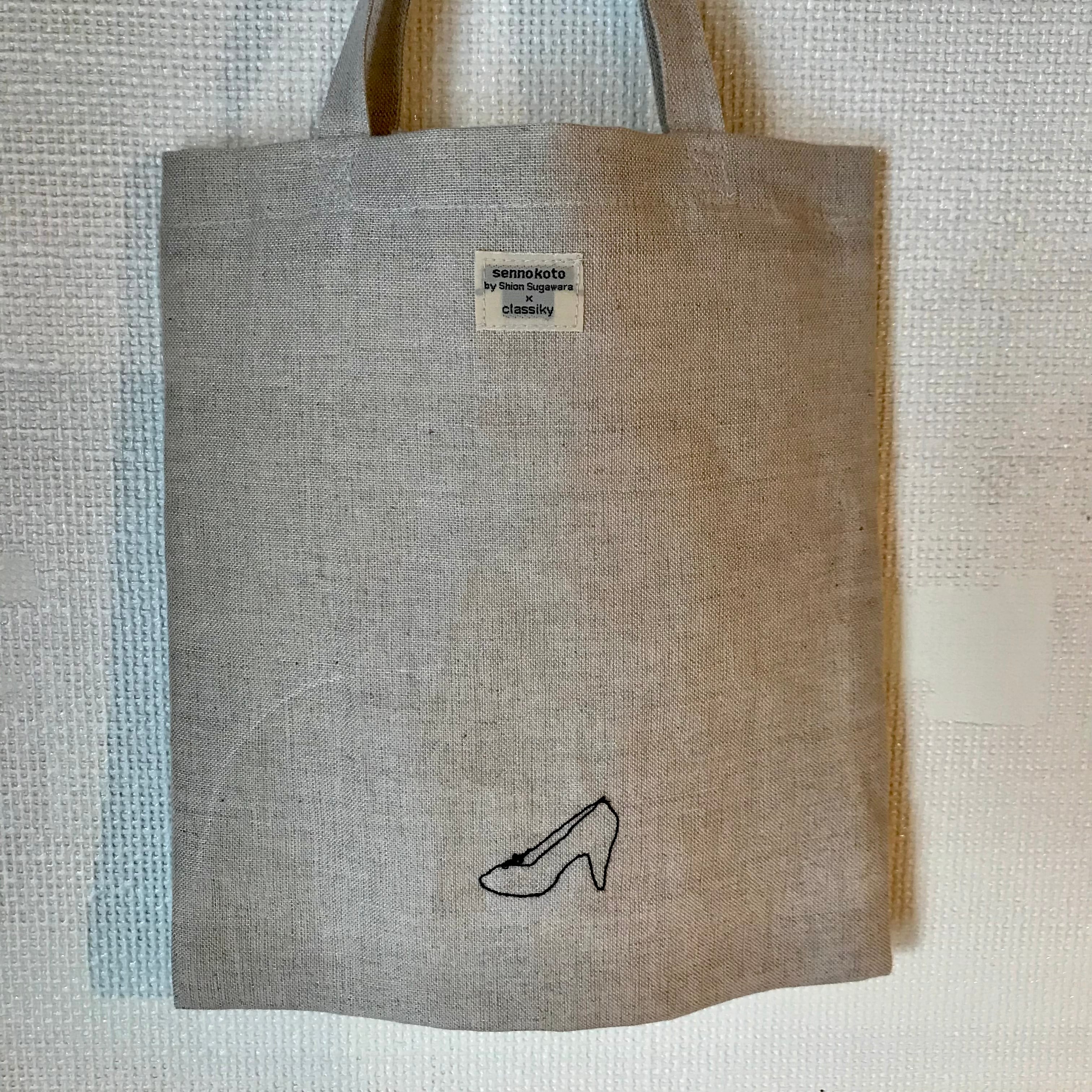 sennokoto / 菅原しおん リネンの刺繍ミニバッグ | 雑貨店OBON