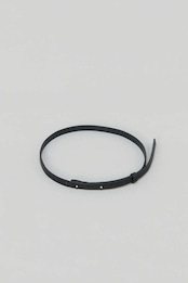 _Fot - belt :dark brown|牛革レザーベルト/細幅15mm/ギボシ留め/11穴サイズ調整/日本製