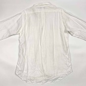 90s LANDS' END ランズエンド Baird McNutt Irish Linen BD ボタンダウン 長袖 ワイシャツ ドレスシャツ 42-82/ホワイト メンズ ビンテージ