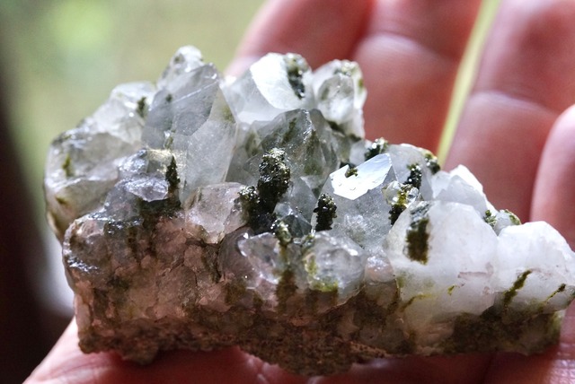トルコ産クォーツ/エピドート Quartz / Epidote