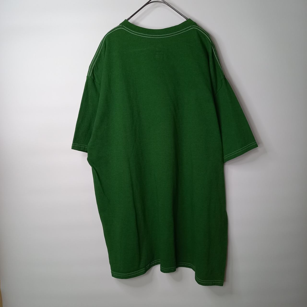 マジェスティック　NFL　クルーネック　プリントTシャツ　パンサーズ　緑