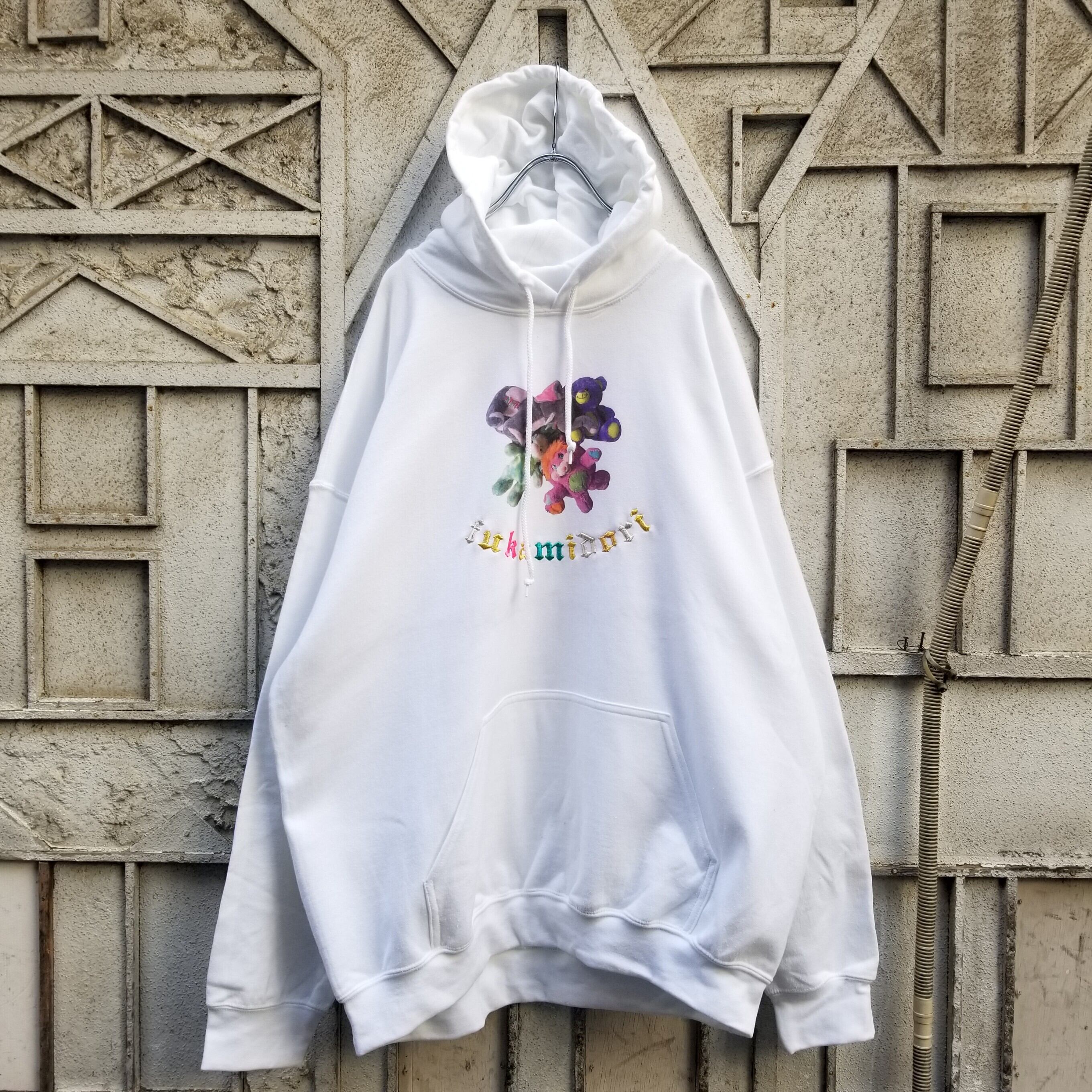 ''深緑'' original parka / WHITE