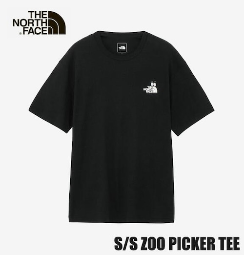 ノースフェイス 半袖 Tシャツ メンズ THE NORTH FACE ショートスリーブ ズーピッカー ティー NT32659 ブラック
