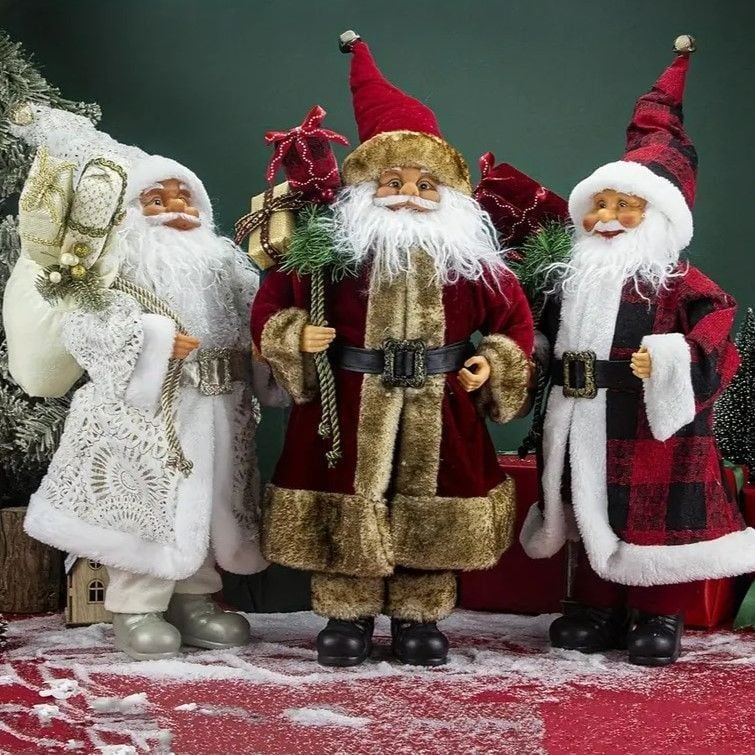 サンタクロース オブジェ 立ちポーズ クリスマス クリスマス装飾 耐久